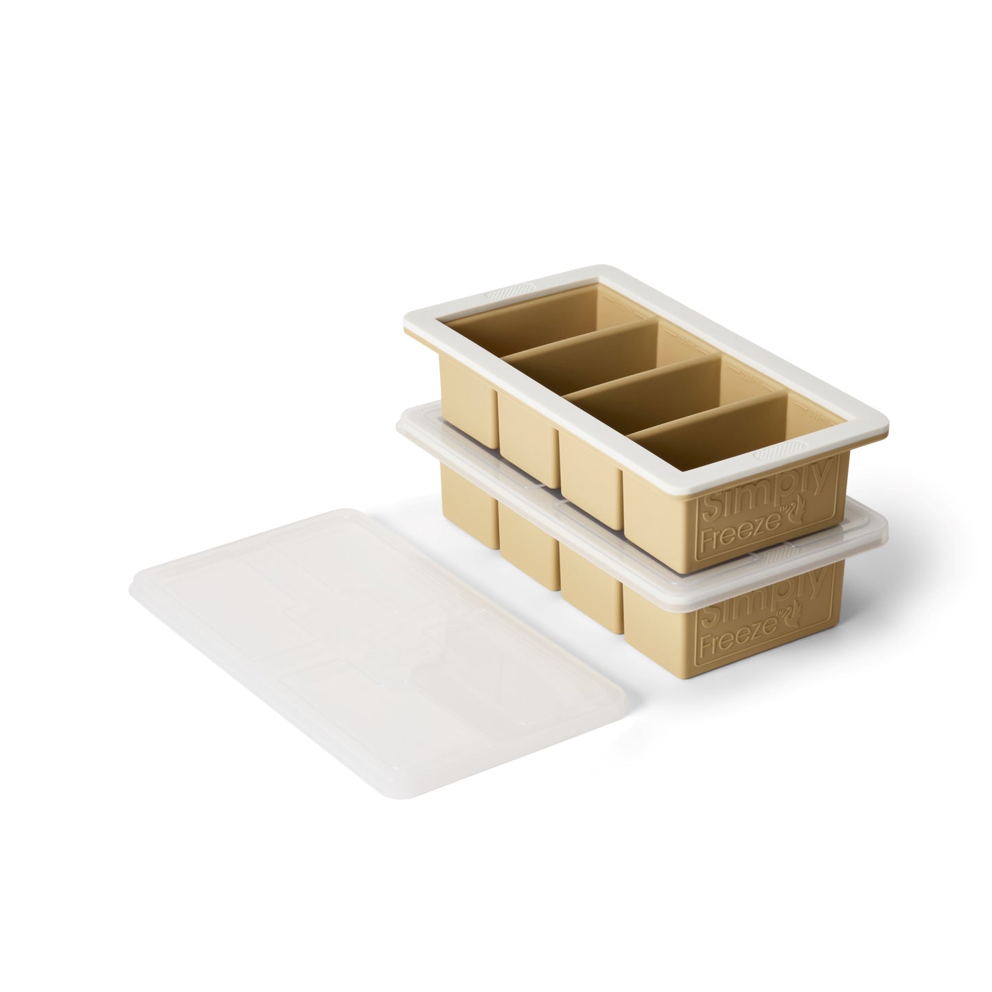 2 Pieces Freezer Tray 2,5DL Khaki