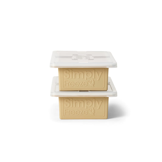 2 Pieces Freezer Tray 2,5DL Khaki